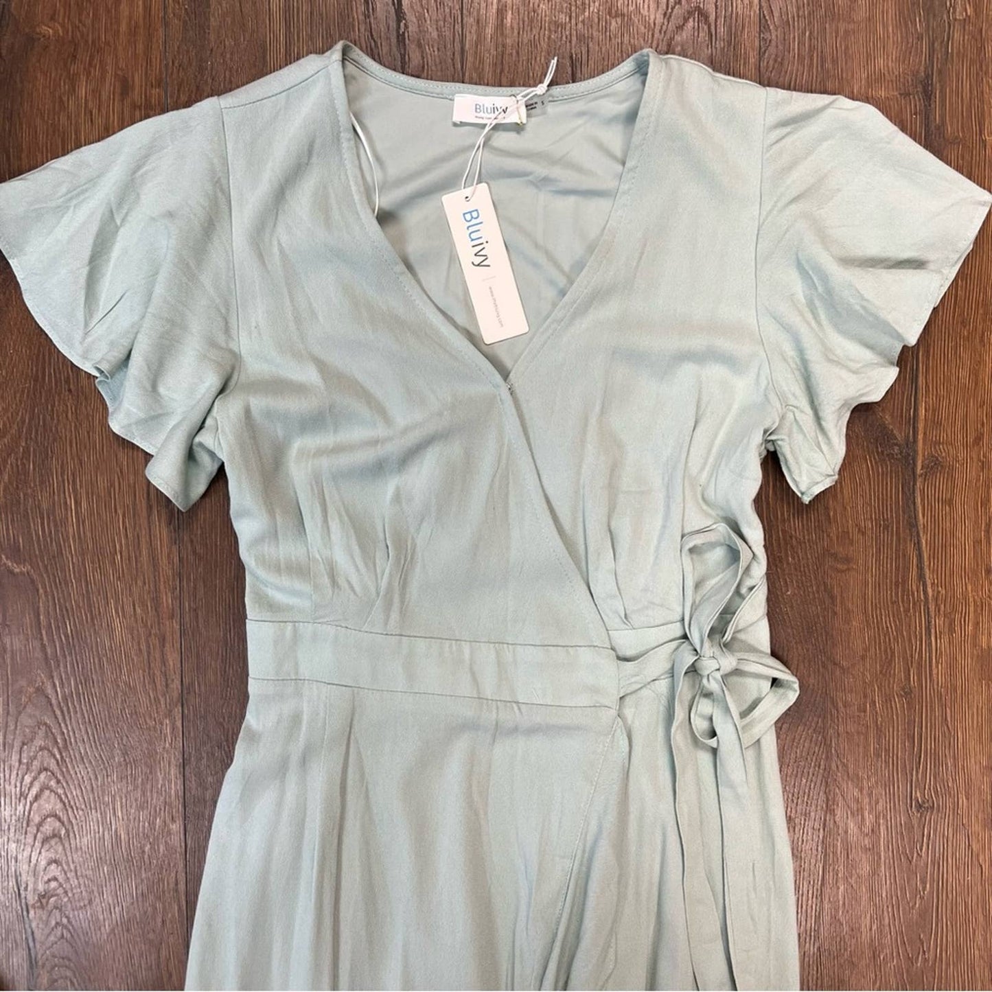 Copy - 🆕 BluIvy mint wrap maxi dress SZ SM