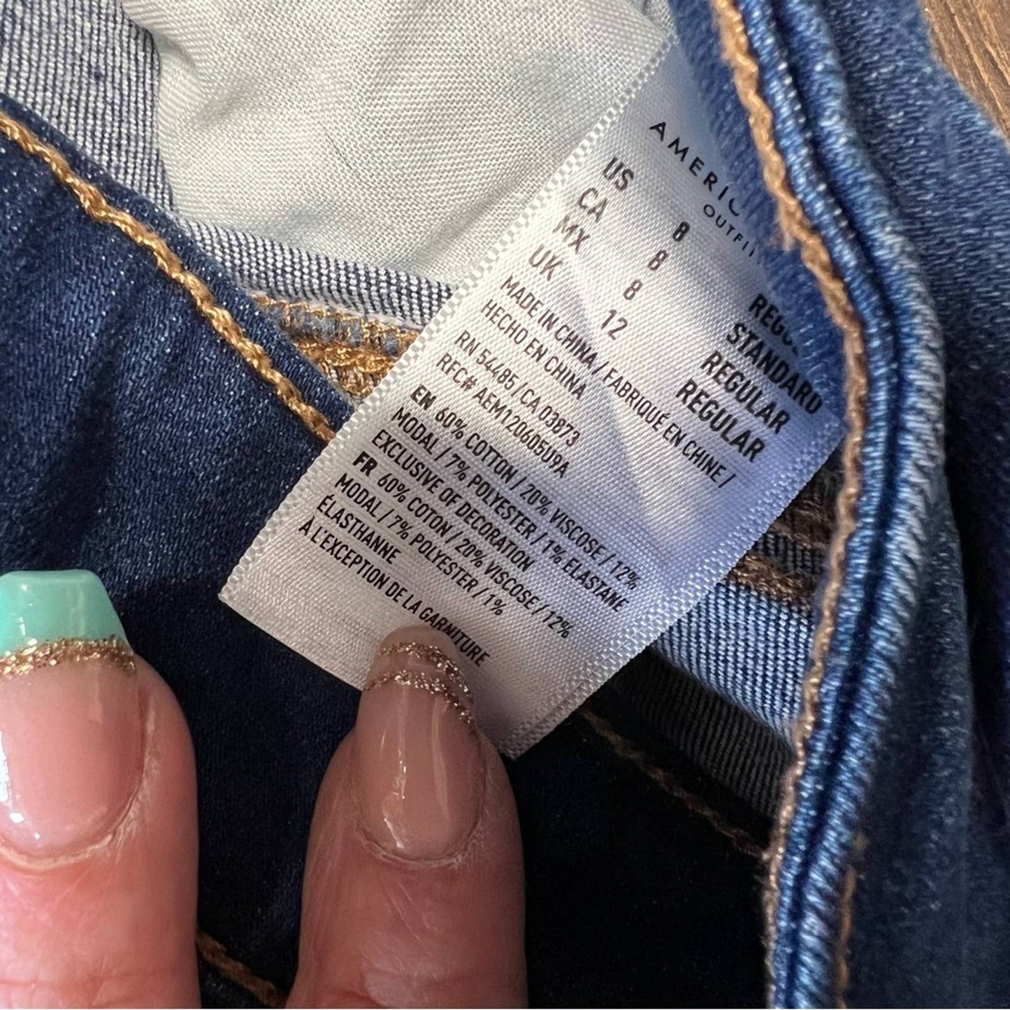American Eagle high rise skinny SZ 8