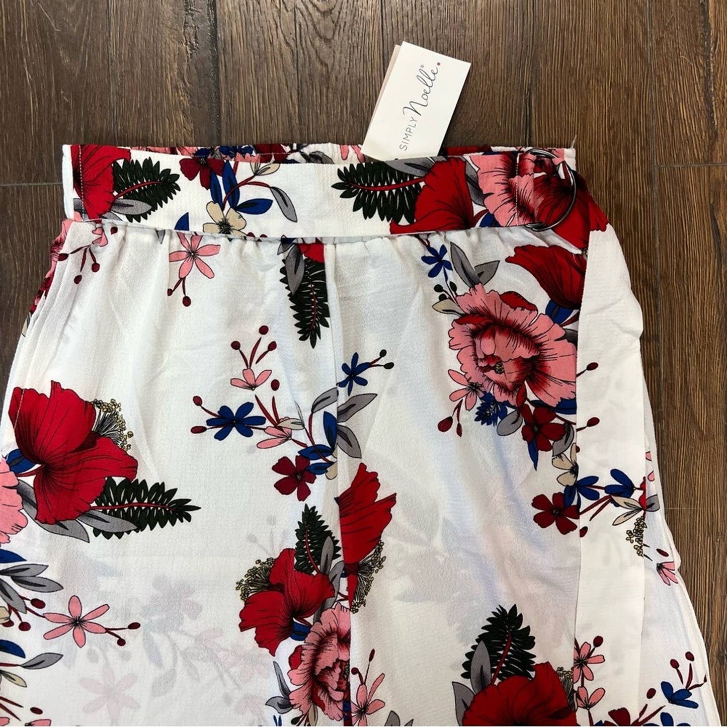 🆕 Simply Noelle Floral Culottes Wide Leg Crop Pants SZ S/M