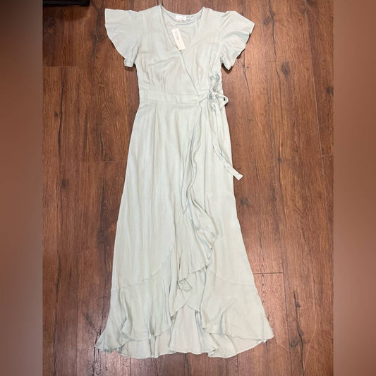 Copy - 🆕 BluIvy mint wrap maxi dress SZ SM
