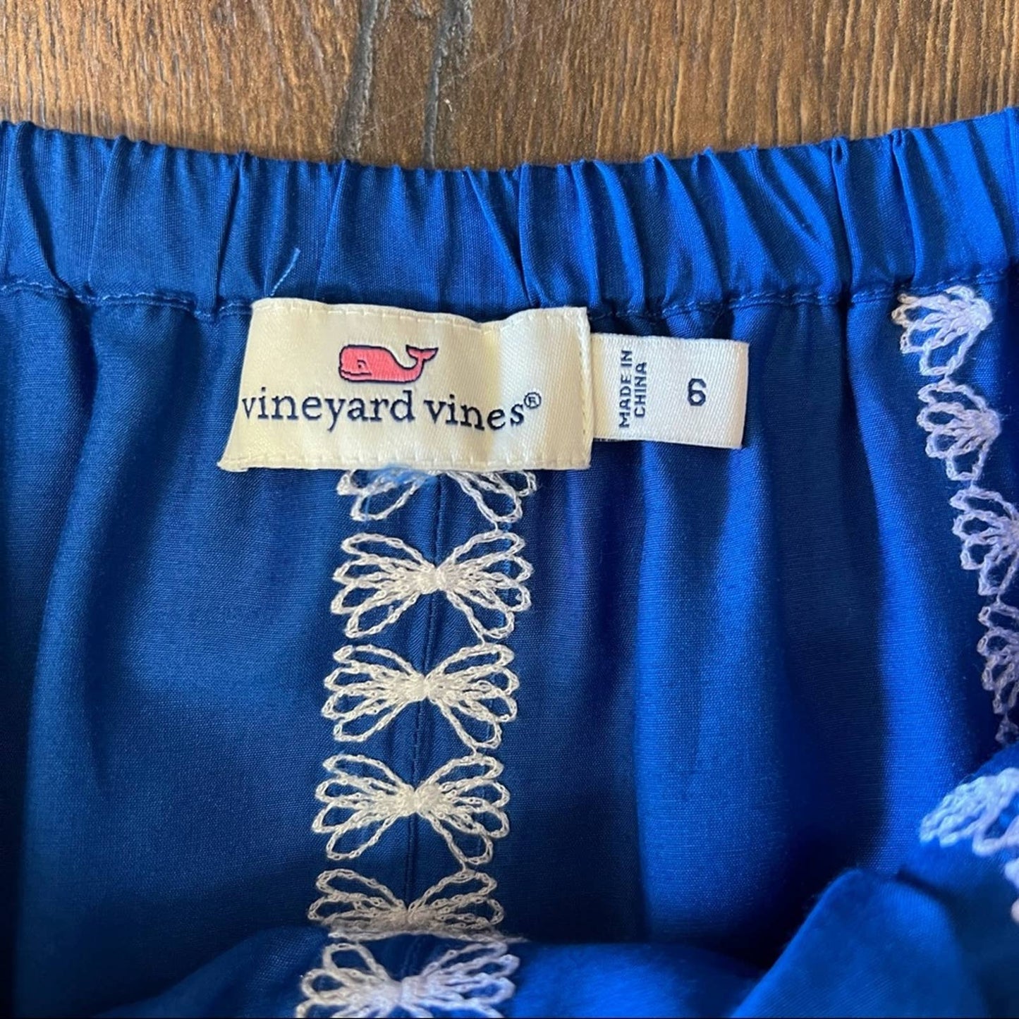 Vineyard vines Embroidered Maxi Dress SZ 6