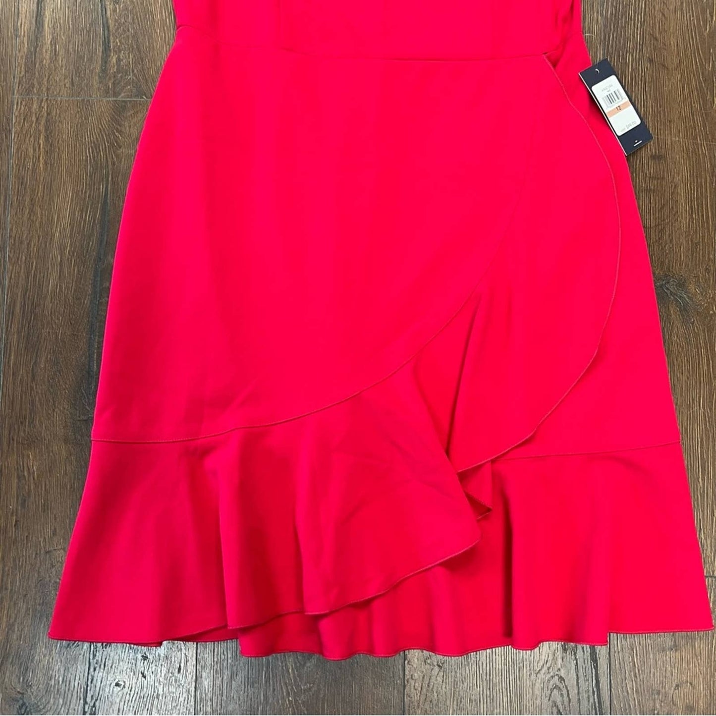 🆕 Tommy Hilfiger ruffle hem, fit and flare dress SZ 12