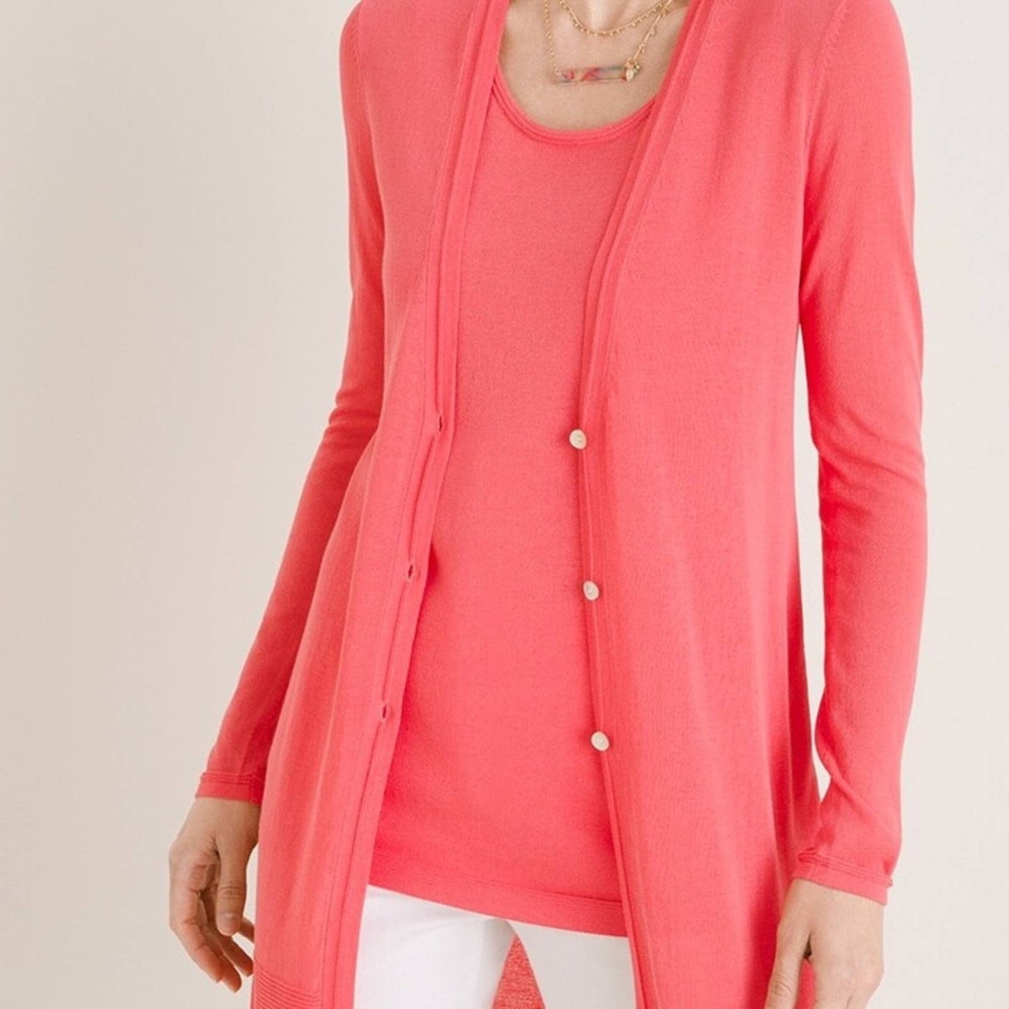 🆕 Chicos The Everyday Sweater Tank SZ 2/LG