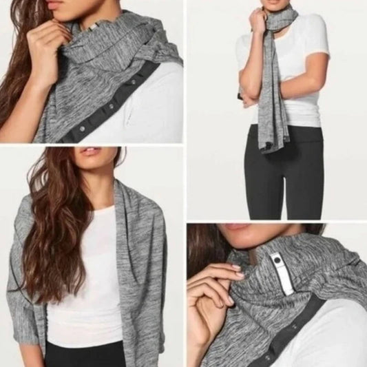 Lululemon Vinyasa scarf White / Black