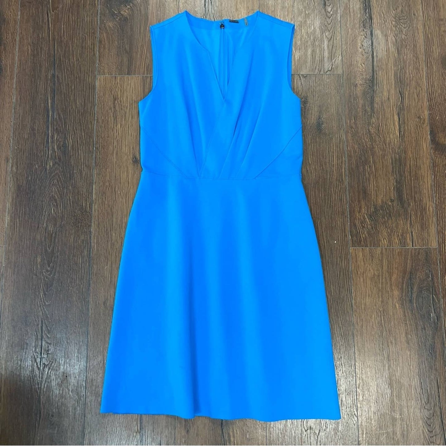 Elie Tahari Blue Elicia A-Line Dress SZ 6