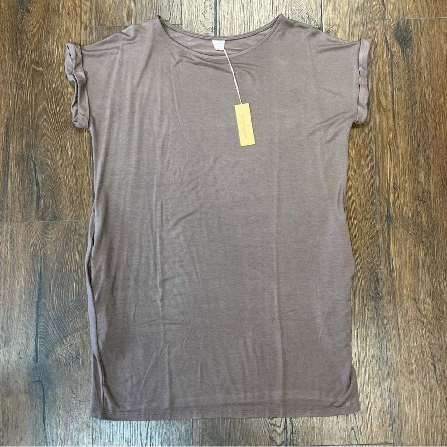 🆕 Studio KO tan bamboo dress SZ LG