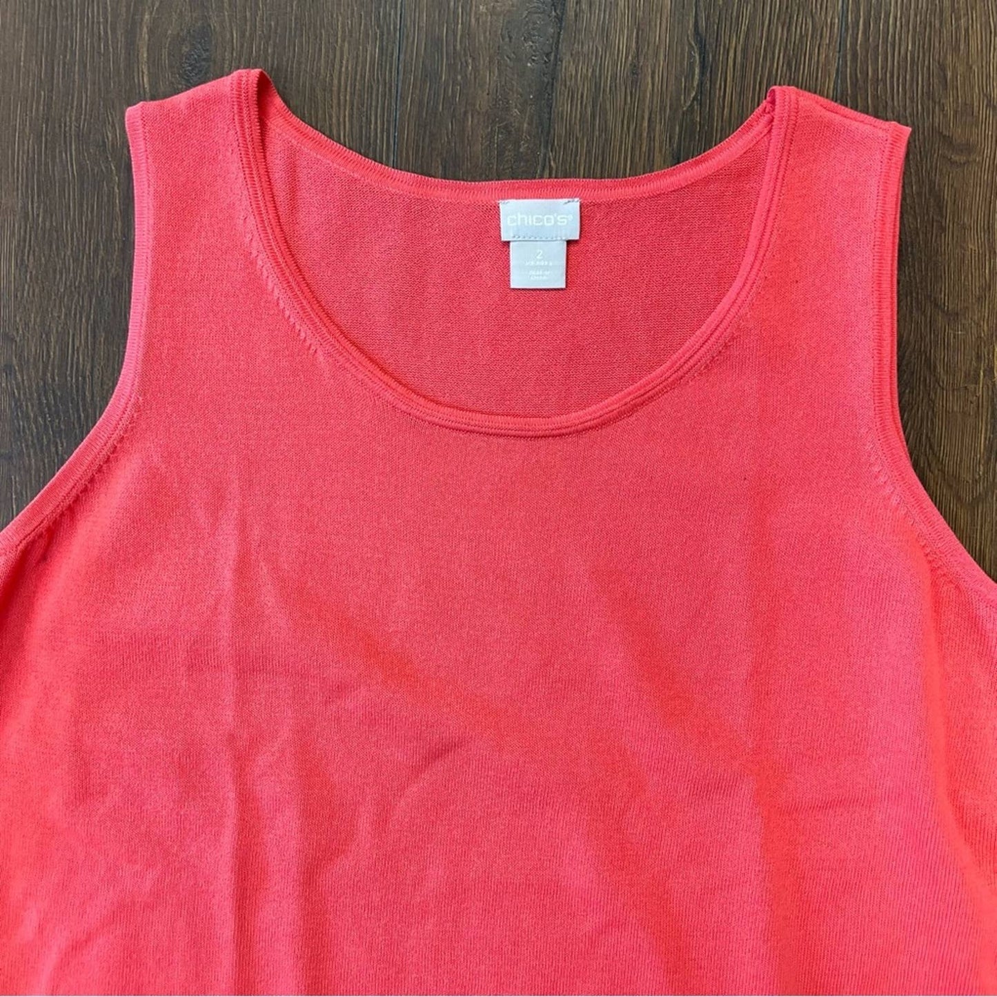 🆕 Chicos The Everyday Sweater Tank SZ 2/LG