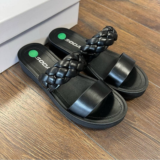 🆕 SODA slip on braided sandal SZ 8.5