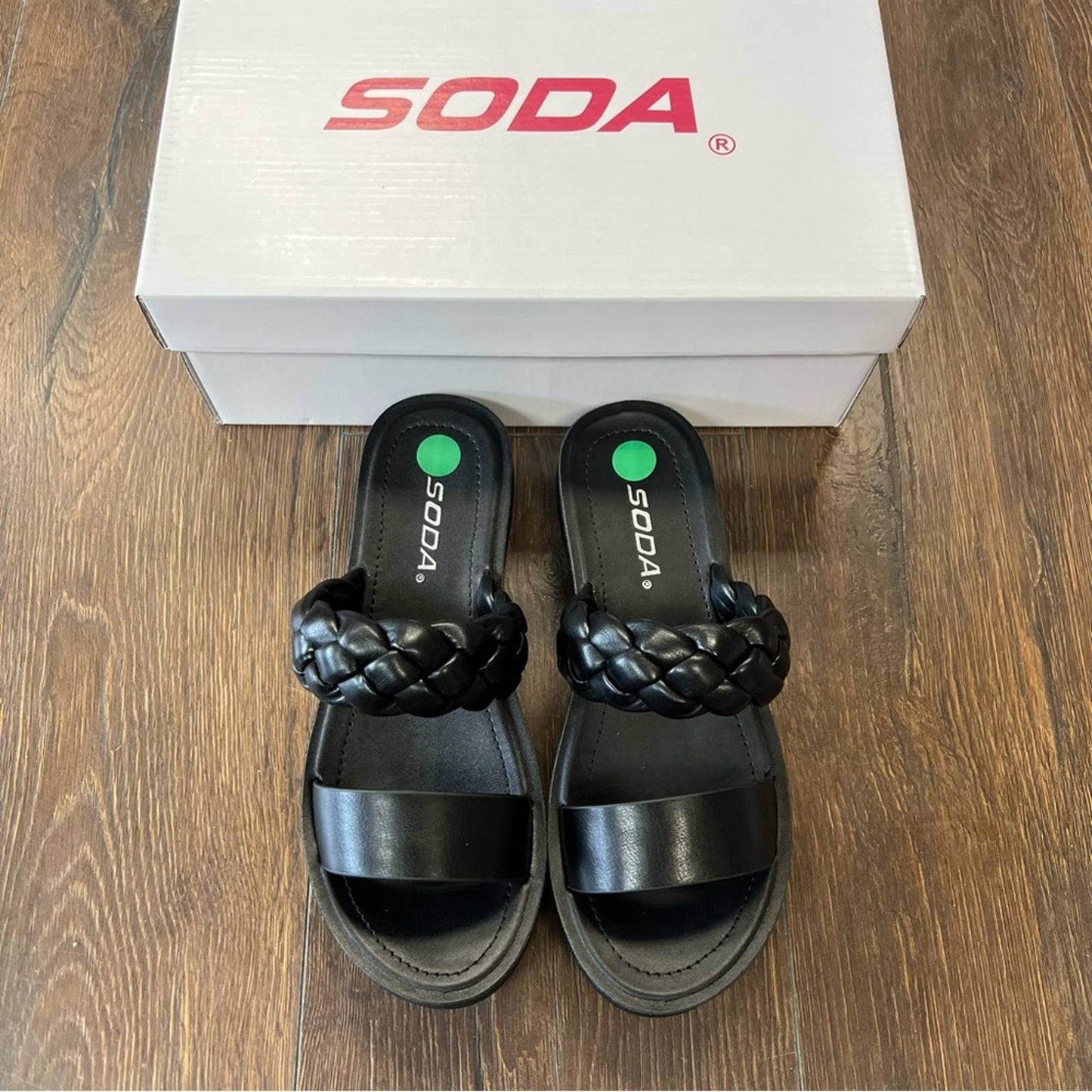 🆕 SODA slip on braided sandal SZ 7.5