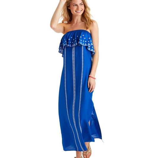 Vineyard vines Embroidered Maxi Dress SZ 6